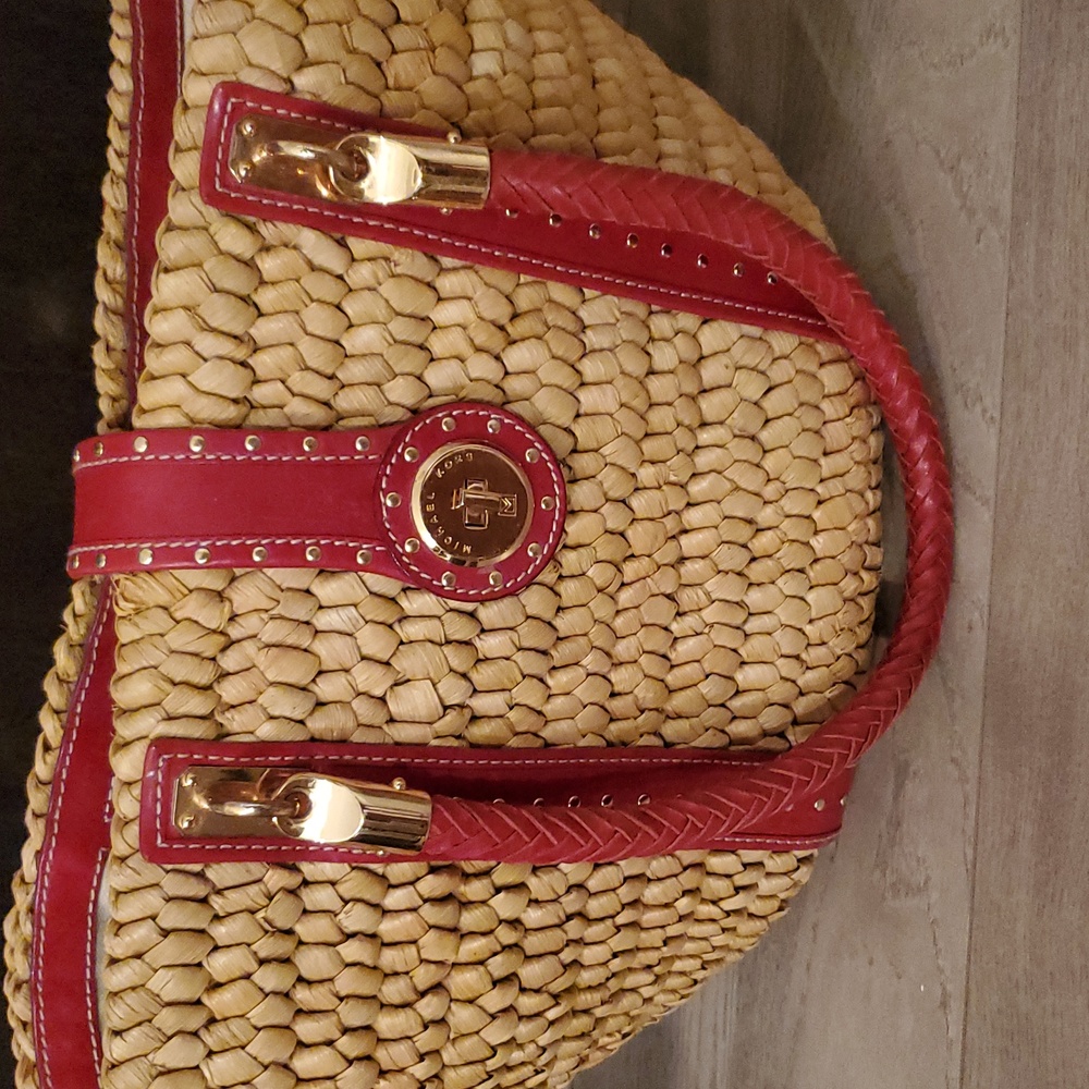 Michael Kors Santorini Woven Tote Bag
